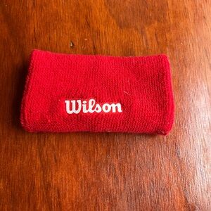 Wilson Scarlet Sports Wristband